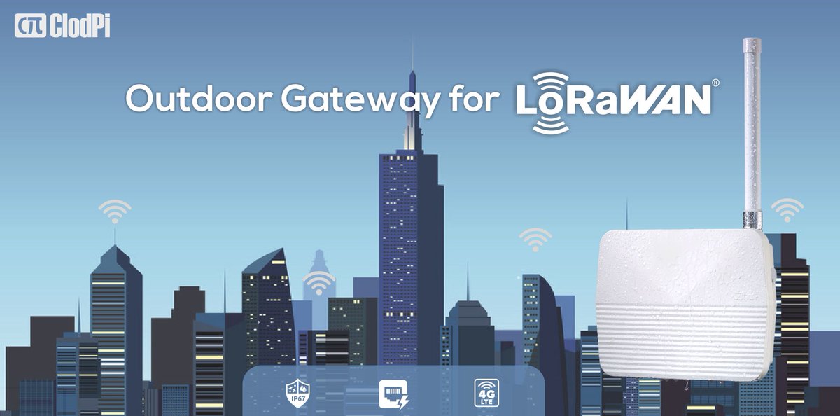 <a href="/clodpilabs/">ClodPi Labs</a> Unveiling #LoRaWAN Outdoor #Gateway Empowering Smart Use Cases with Unmatched Versatility.  

Applications:
Automated Meter Reading (Gas, Water, Energy)
Smart Cities
Industrial IoT  

clodpi.io 

#makeinindia <a href="/SemtechCorp/">Semtech Corporation</a> #SmartCity #IoT <a href="/thethingsntwrk/">The Things Network</a>