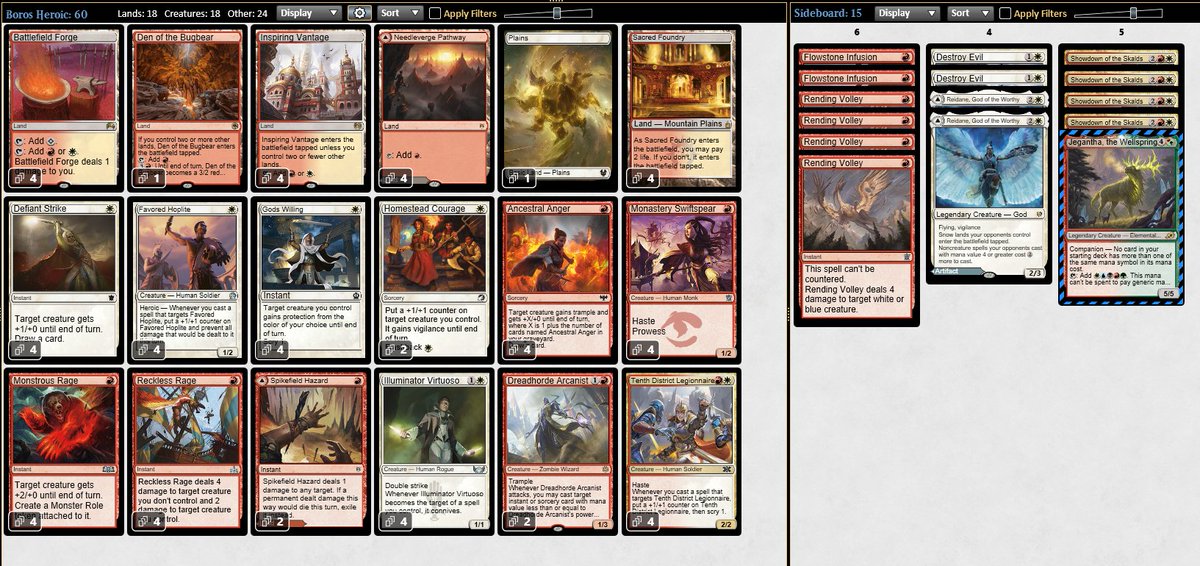 Battling some Pioneer at 10PM CST (ten minutes from now). Starting with Boros Heroic!

twitch.tv/hymnrackgomtg