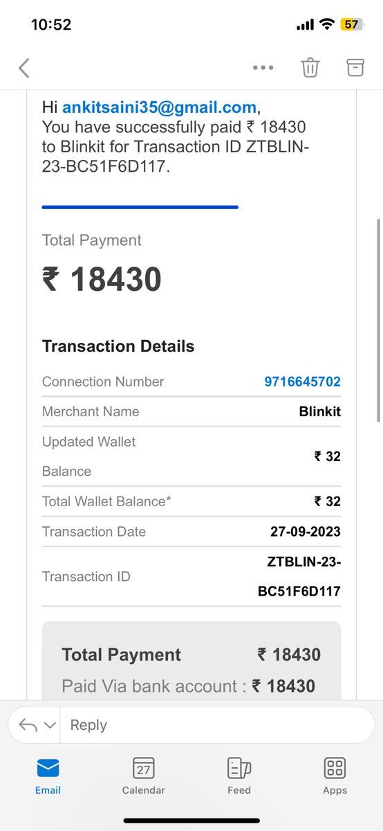 AnkitKu74829142's tweet photo. Fraud transaction done using my Mobikwik account. I am not getting any support from the customer care. @MobiKwikSWAT https://t.co/KI97jClT7M