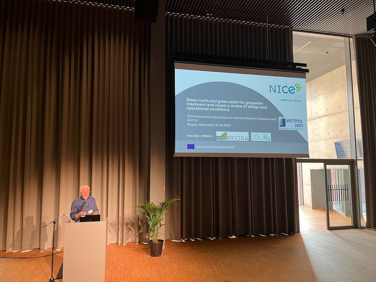 Recently NICE partners presented resesrach at this year’s 10th WETPOL conference in Bruges, Belgium 🇧🇪 

The event served as a springboard for a new generation of wetland technology &amp; #naturebasedsolutions in water 🌾nice-nbs.eu/news?c=search&…