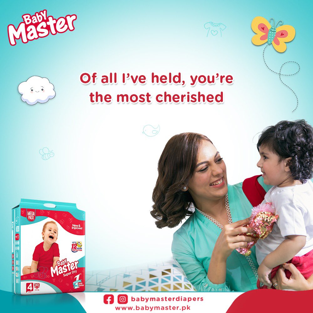 Of all the things I've held, you're the one that holds a special place in my heart. You bring so much joy and happiness into my life.
To order online, visit our website:
babymaster.pk
#BabyMaster #ZandJ #Diaper #BabyMasterDiapers #Babies #SpecialConnection #Wipes #Kids