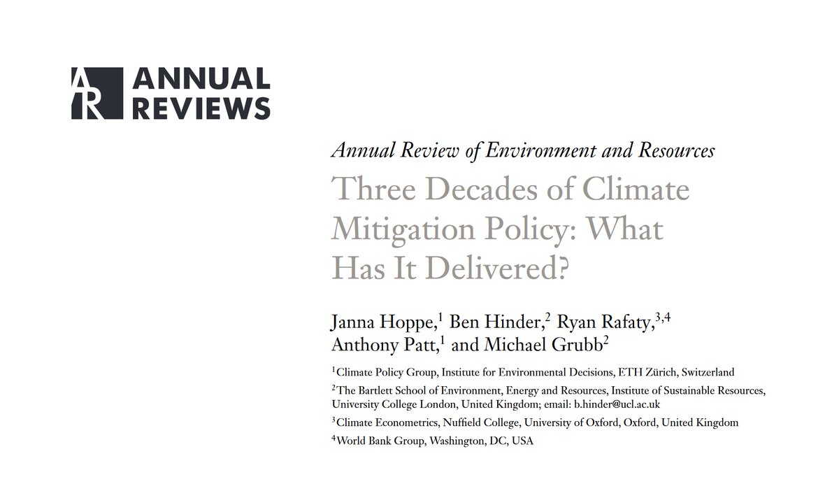 🌍 Our new research shows that climate policies have had a real impact in reducing GHG emissions, scaling up renewables &amp; energy efficiency, &amp; protecting forests. While current policies are far from sufficient, they put us in a much better position compared to a world w/out them