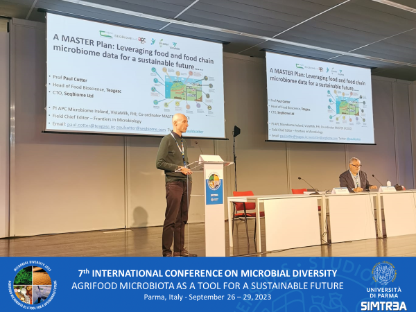 Let's start this second day of #md2023 at the Paganini congressi. The morning session is about #food microbiota as a tool for a sustainable future. Plenary lecture by Professor @pauldcotter from the #universityofcork