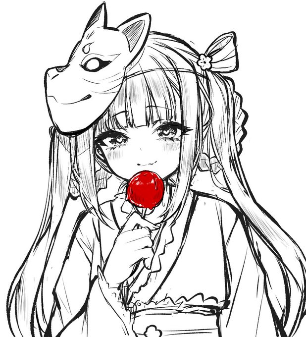 「りんご飴 マスク」のTwitter画像/イラスト(新着)