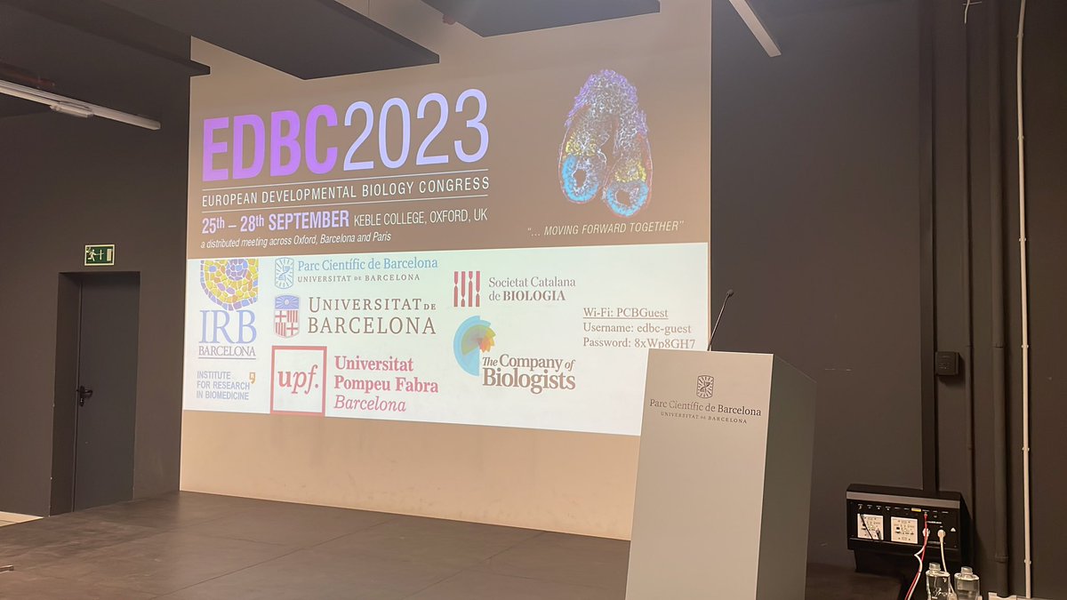 #EDBC2023 Barcelona getting started!!! Thanks to our sponsors (@Co_Biologists), coorganizers @AMartinezArias @morey_marta, and @FraticelliLab members for amazing collaboration across all aspects of this meeting!!!