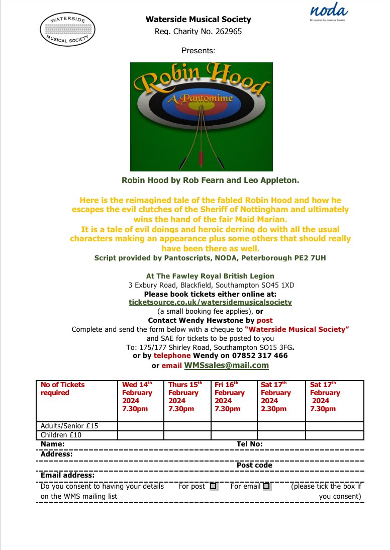 Waterside Musical Society (@wms_amdram) on Twitter photo 