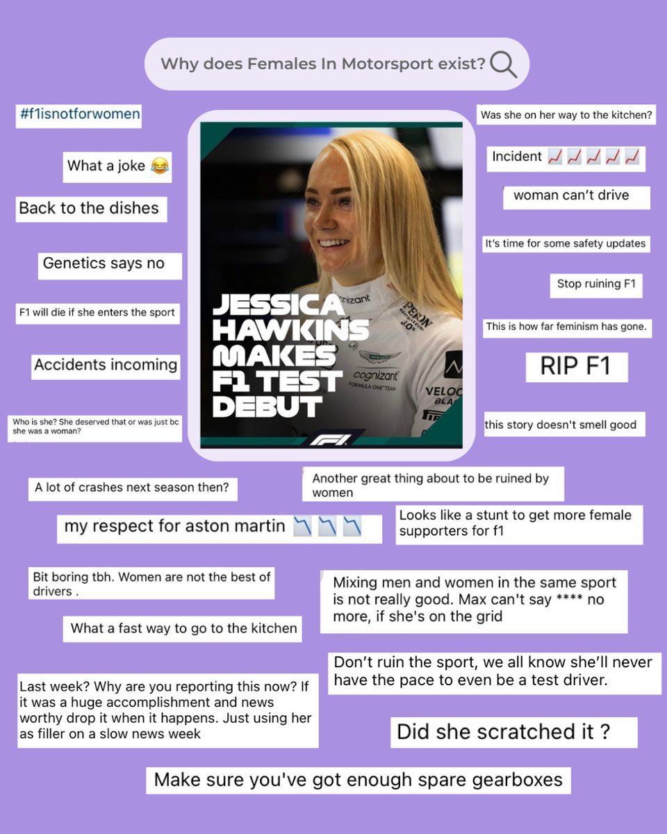 This is why we have to exist. 

#WomenInMotorsport