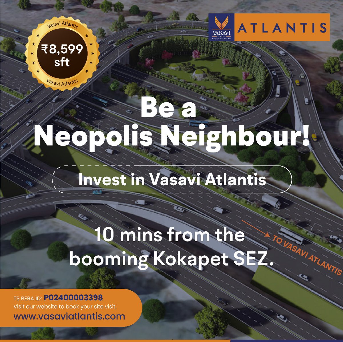 VasaviAtlantis's tweet photo. Flats In Narsingi Hyderabad.
#vasaviatlantis is a premium #gated community of 3BHK &amp; 4 BHK apartments right in the heart of the city at #Narsingi, #Hyderabad near Financial District &amp; Kokapet amidst the twinkling lights of Gachibowli.
https://t.co/KuY971evKY https://t.co/X5yBlfaSU0