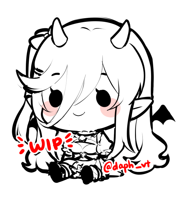 「a funny little wip 」|Chiika @ comms closedのイラスト