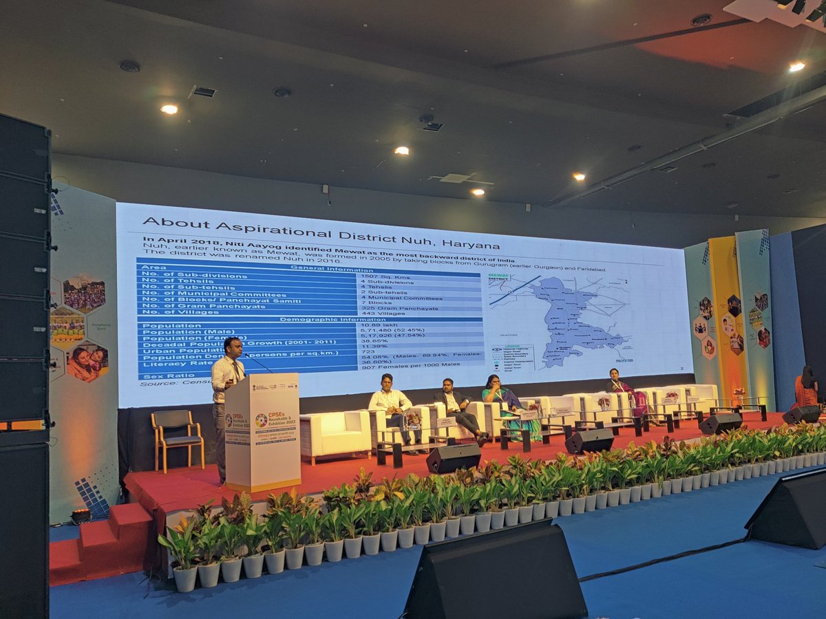 Nuh_Dc's tweet photo. @iasdkhadgata_12 , Deputy Commissioner, Nuh presented Nuh Aspirational district progress and support required, in the roundtable organised by the Dept. of Public Enterprises, Ministry of Finance, Govt. of India in collaboration with @NITIAayog .
@DiprHaryana @dipro_nuh https://t.co/D8XlPZ5W3S