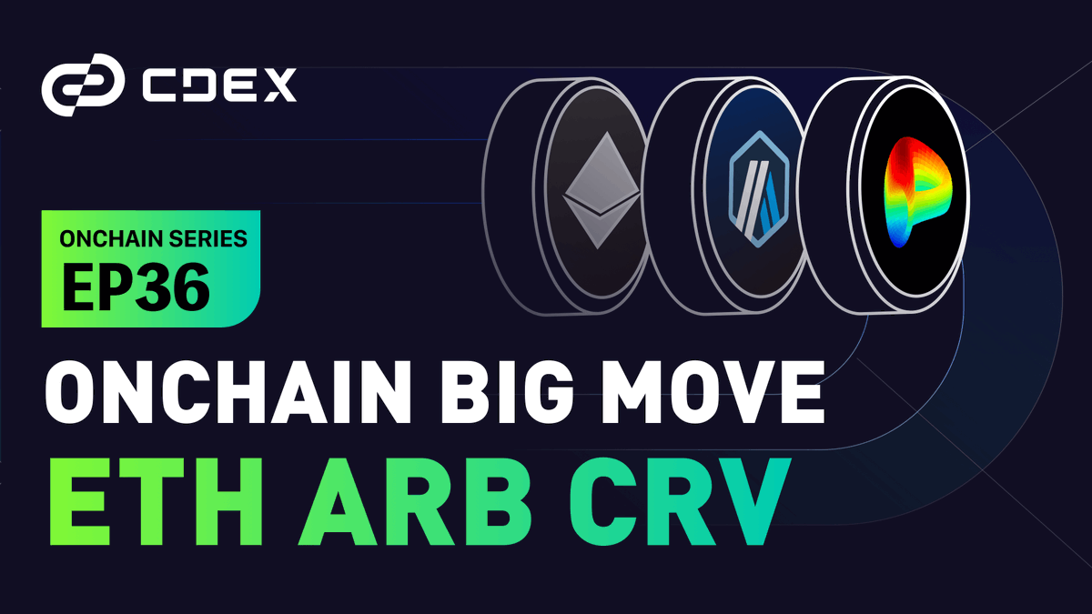 Whales are buying these tokens!!  ETH, ARB and CRV
Onchain Big Move EP36, Let's watch it!!         

Youtube👉youtu.be/pnSDtjOAKDw

#onchaindata #Crypto #cryptocurrency #CryptoUpdate #onchainupdate #CDEX #onchainanalysis #onchaindata #ARB #ETH #MKR