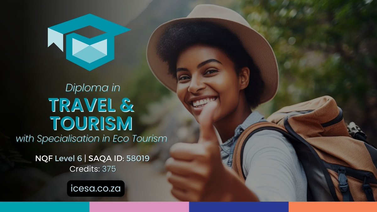 IcesaCollege's tweet photo. 🌎 Ignite your passions and make the world your playground! 🏞️ Unlock new experiences, explore nature and gain valuable insights with our Diploma in Travel &amp; Tourism with Specialisation in Eco Tourism. #ICESA https://t.co/6WrwvjMTEB https://t.co/rmpAmMxjJr