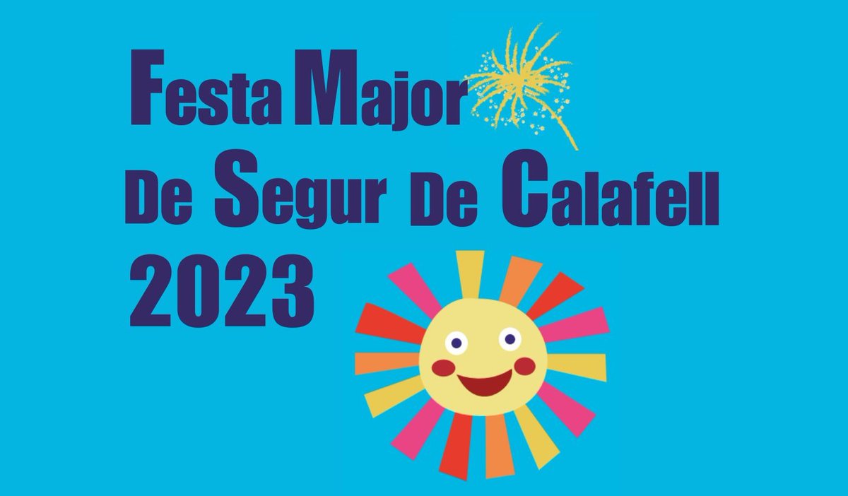 🎉Demà comença la Festa Major de #SegurDeCalafell!

🎶Ens esperen uns dies de correfocs, sardanes, concerts, correbars... i molt més!

👉Consulta la programació: calafell.cat/activitats/age…