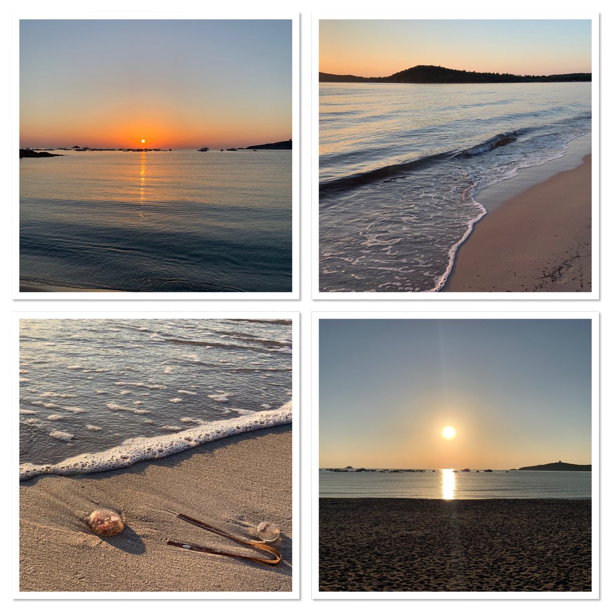 Guten Morgen aus Pinarello 🇫🇷😎 … das frühe Aufstehen hat sich gelohnt. Und wer sich sorgt, weil es Quallen hat: die nehmen schon wieder sehr deutlich ab. Habt einen schönen Mittwoch ☀️😊