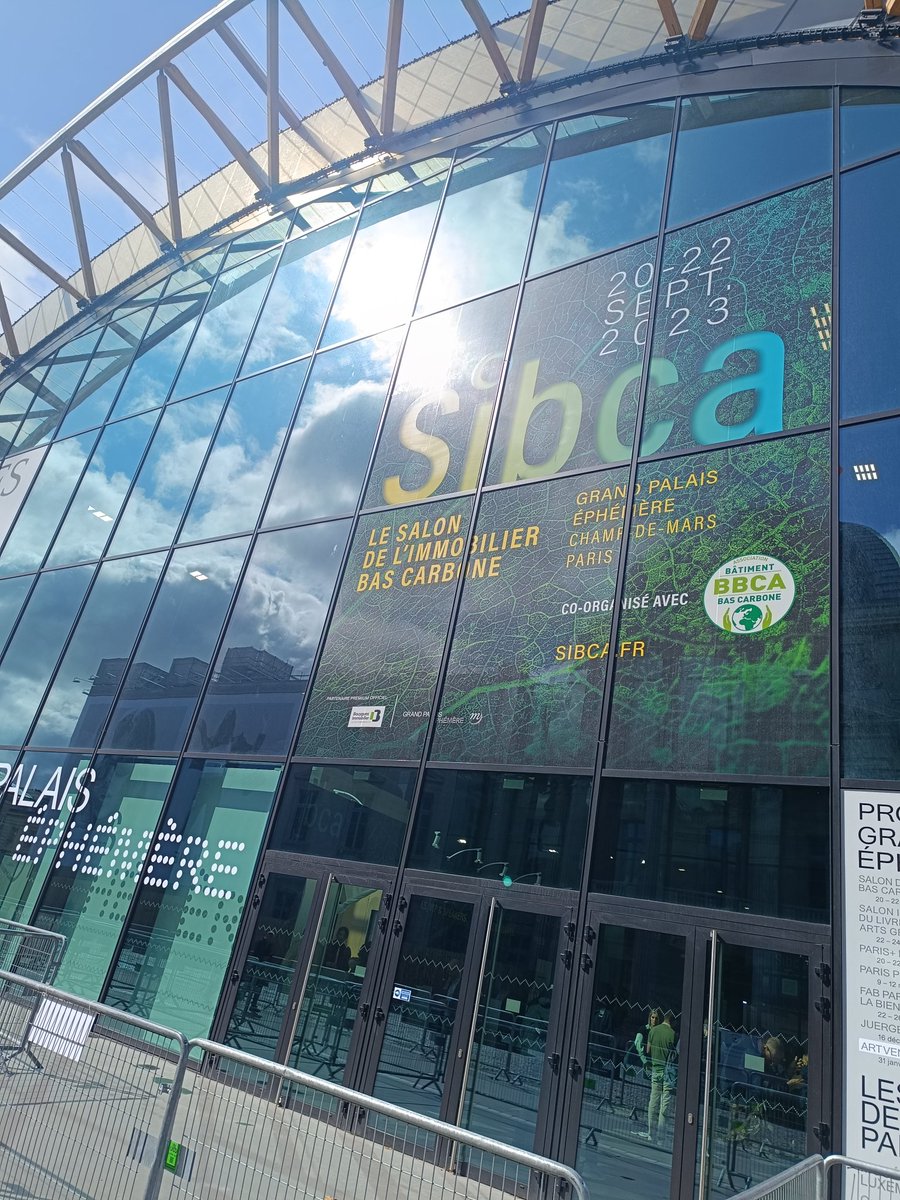 Euroelec's tweet image. Nous sommes actuellement au salon SIBCA au grand palais éphémère à Paris ! #Ecology #SIBCA2023