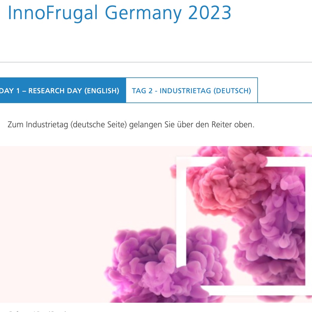 🚀 The 2nd edition of #InnoFrugalGermany2023 is live today! Dive into a world of innovation and frugality with us. Stay tuned for highlights! @fraunhoferiao @FrancisH2020 …ineering-produktion.iao.fraunhofer.de/de/veranstaltu… #frugalinnovation