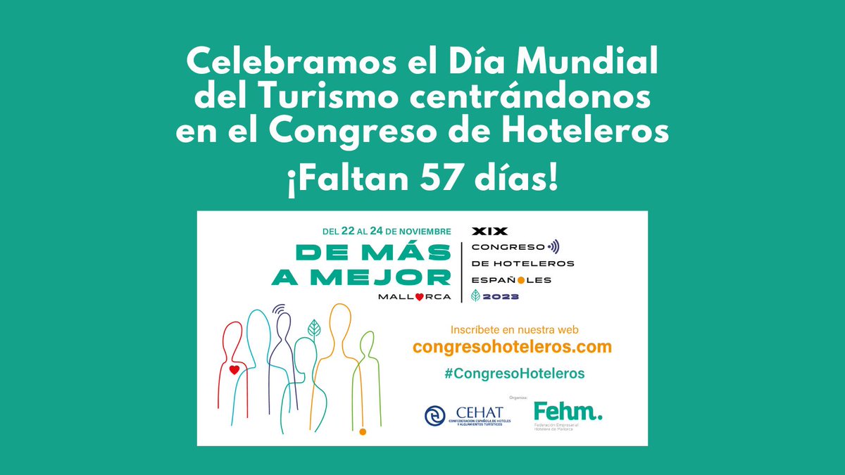 Desde FEHM, trabajamos para darle al turismo el reconocimiento que se merece. Por ello, el Día Mundial del Turismo no es una fecha cualquiera. Celebramos este día centrando nuestros esfuerzos en el Congreso de Hoteleros.