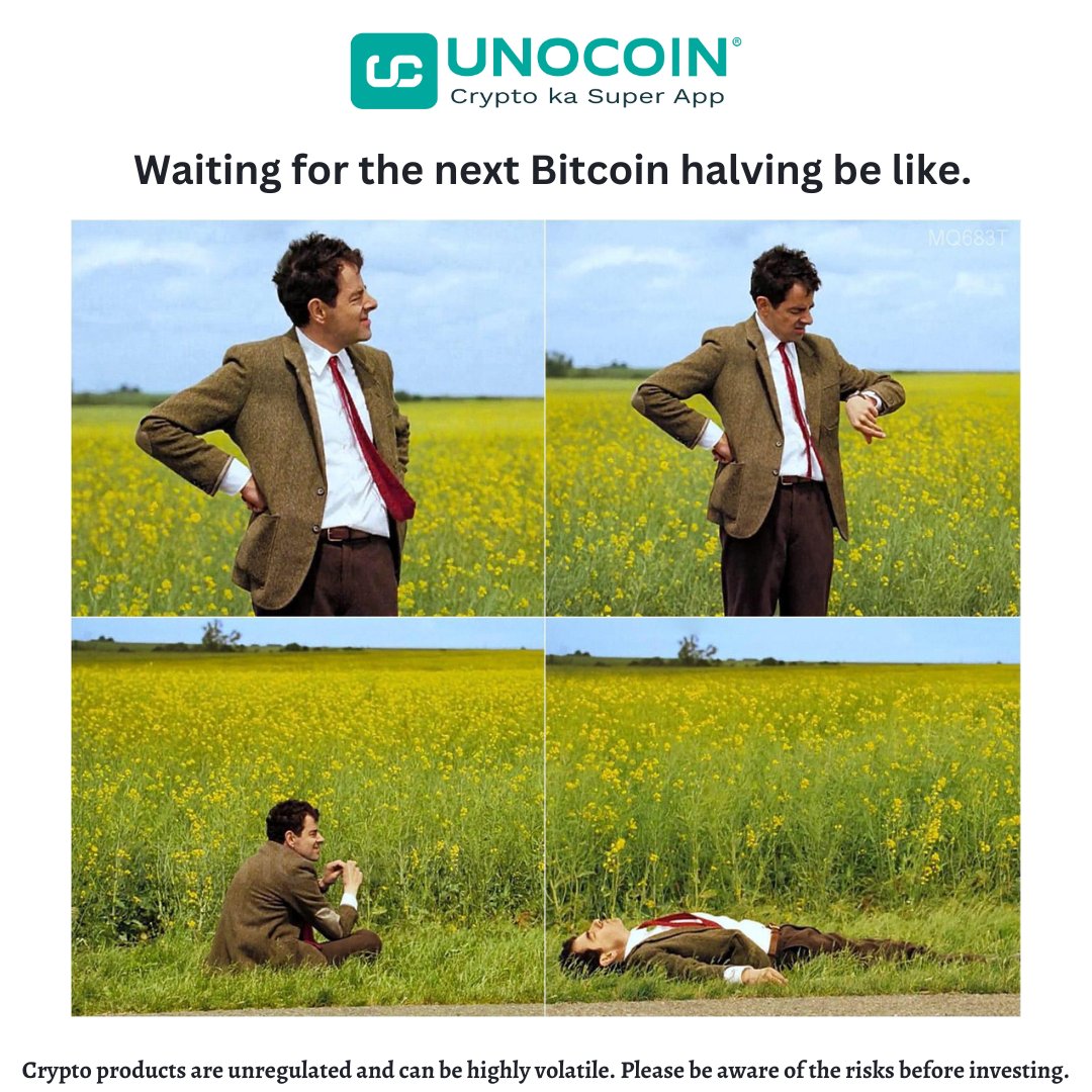 Unocoin's tweet photo. But it’s definitely worth the wait. How high is your Josh for the upcoming Bitcoin Halving? Comment and rate it on a scale of 10.

#bitcoinhalving #meme #cryptmeme https://t.co/ftj3Gp1mDz