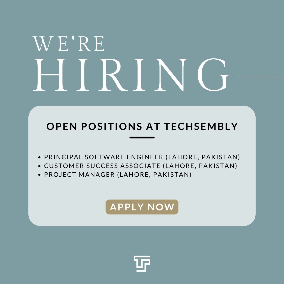techsembly's tweet photo. We are currently seeking talented individuals to join our exceptional team and contribute to our mission of reshaping the hospitality industry.

Visit our careers page at https://t.co/vFORqTWiJs to explore our available positions and submit your application. https://t.co/dAabGaNyL8