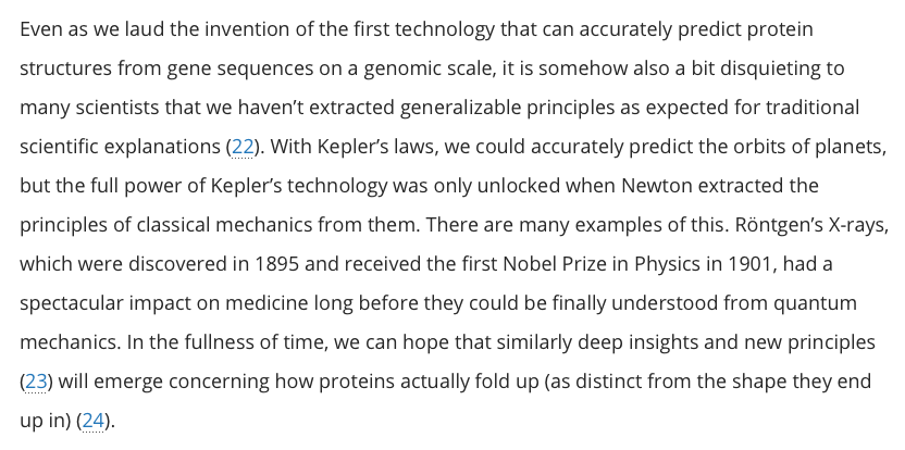 andybeega's tweet photo. One paragraph that stood out, nice way to view the relationship between "black box" models and prediction on one hand, and generalizable theory or basic principles on the other https://t.co/FrhraDHABu