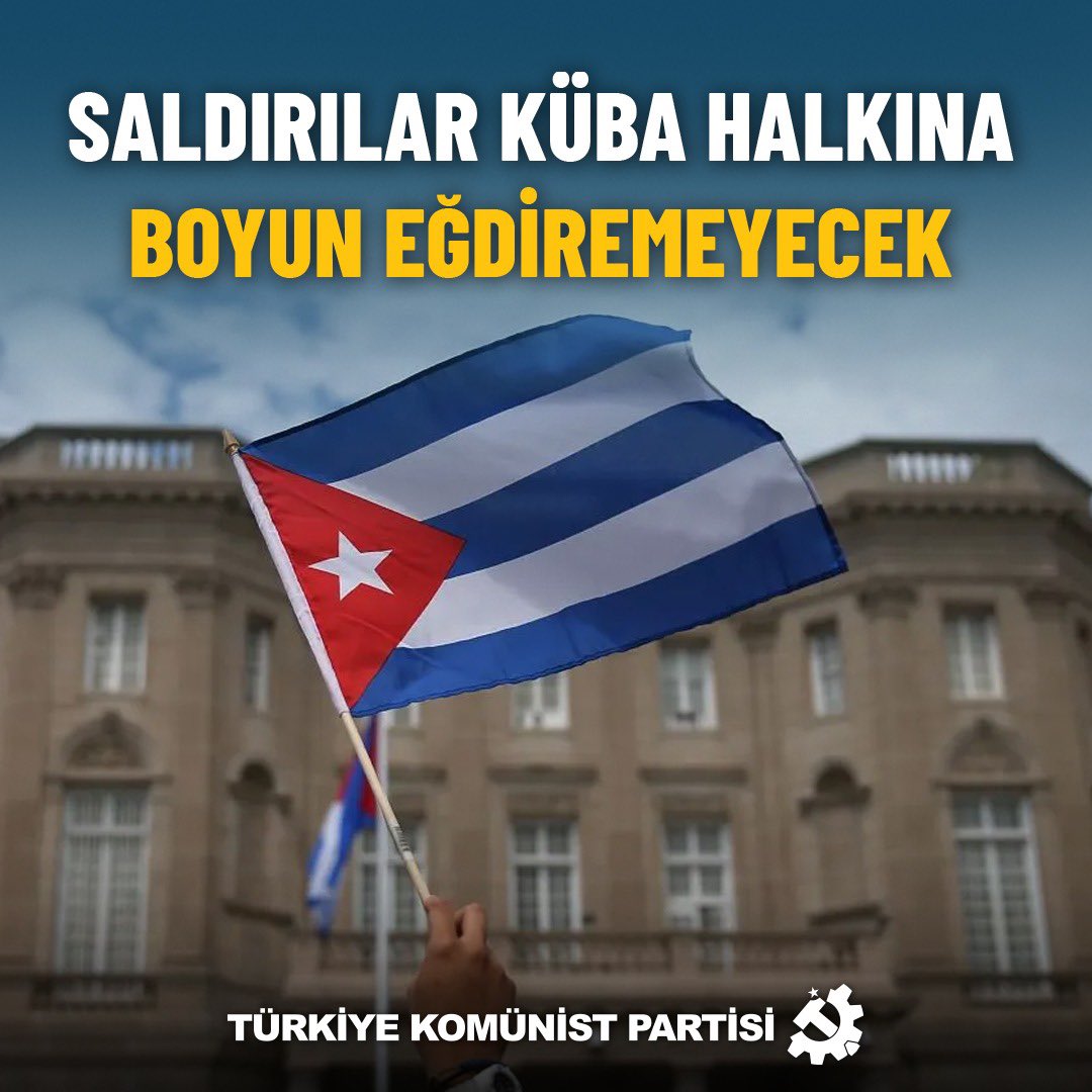 tkpninsesi's tweet photo. ▫️TKP Merkez Komitesi Küba'nın ABD'deki büyükelçiliğine saldırı dolayısıyla Küba Komünist Partisi'ne bir dayanışma mesajı gönderdi⤵️

https://t.co/3yJ4dKUUf0 https://t.co/f2gqNkUaZt
