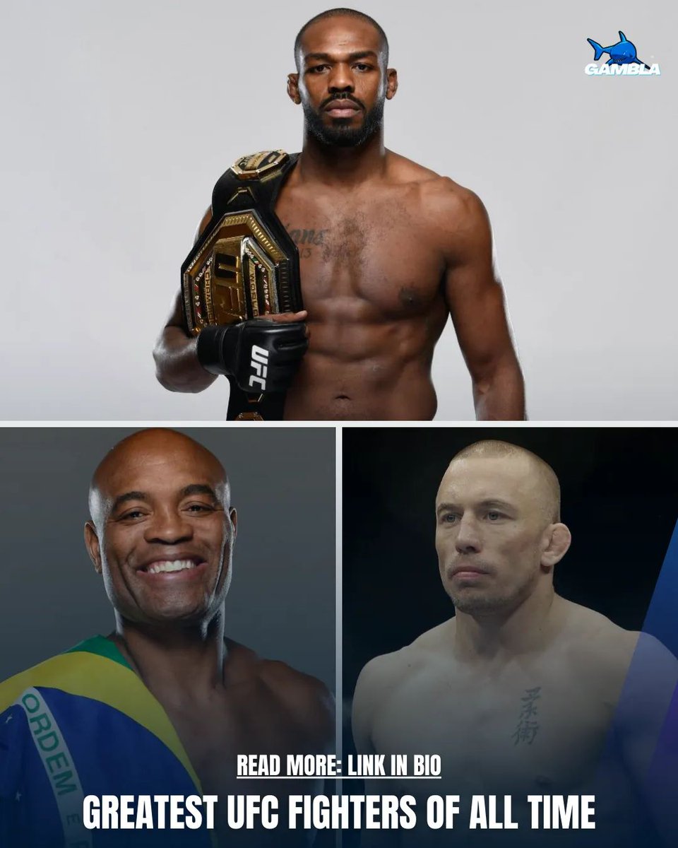 gamblasports's tweet photo. Greatest UFC Fighters of All Time 🥊 Follow us for more daily #UFC content! 

#jonjones #andersonsilva https://t.co/hSDuvgkqa5