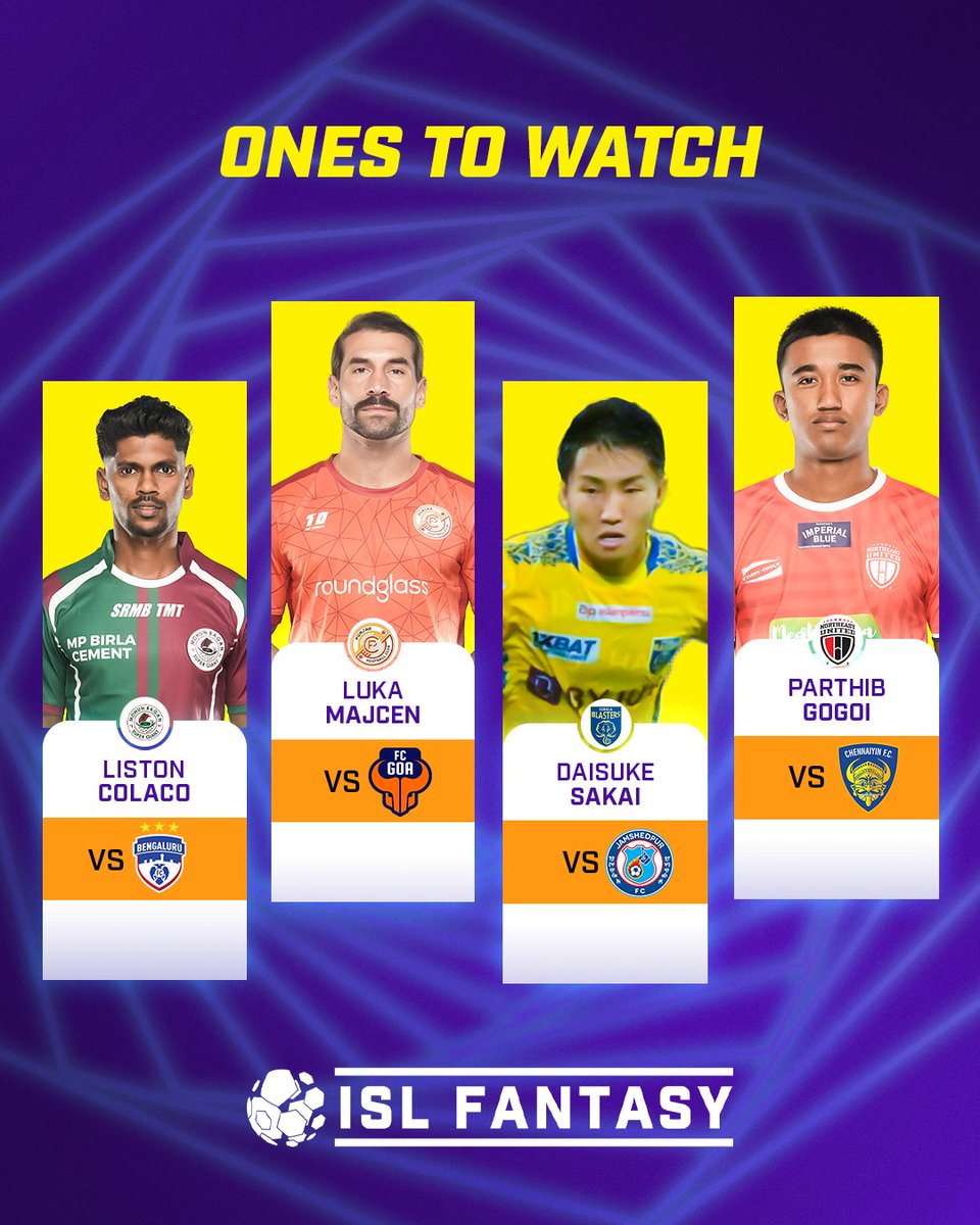 IndSuperLeague's tweet image. Matchweek 2⃣ is just 𝐨𝐯𝐞𝐫 𝐭𝐡𝐞 𝐡𝐨𝐫𝐢𝐳𝐨𝐧 and here are some players you should keep an eye on! 🤩👊🏼

Create your team now on bit.ly/ISL_Fantasy

#ISL #ISL10 #LetsFootball #OnesToWatch #DaisukeSakai | @Sports18