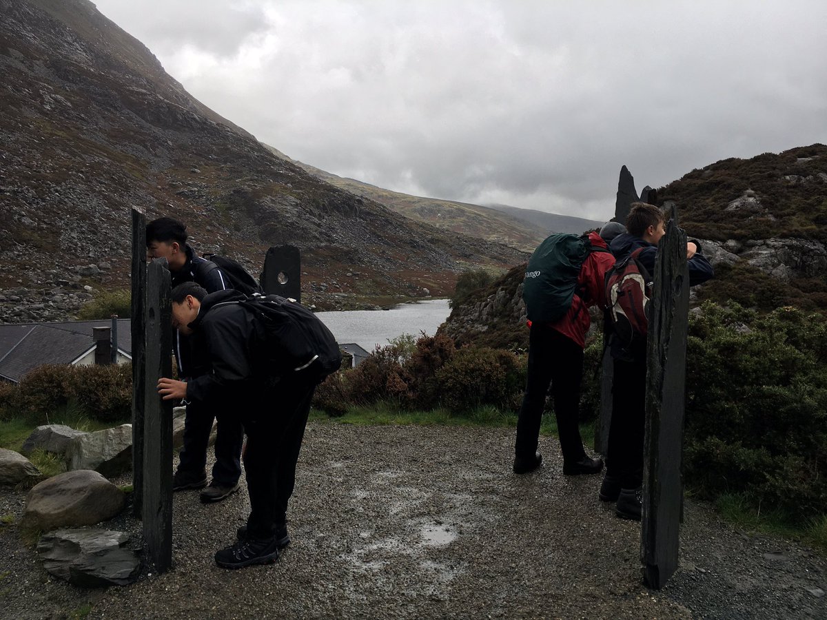 The final, very wet day in Snowdonia!