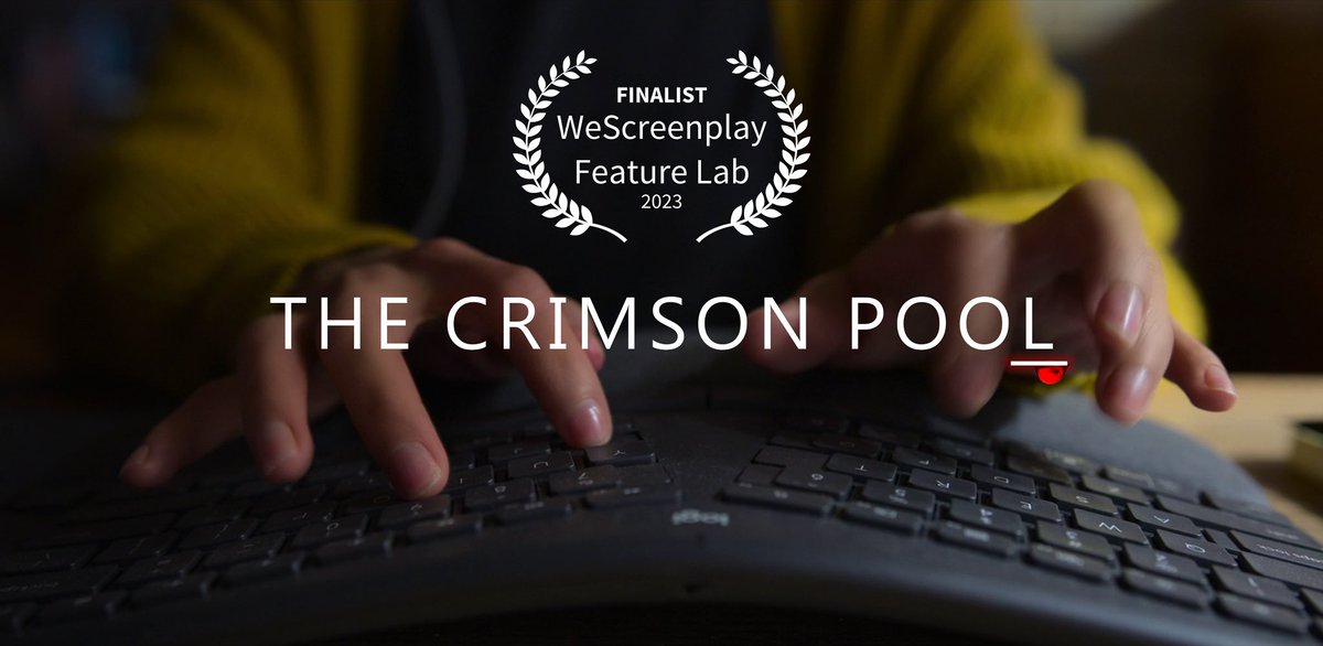 CrimsonPoolFilm's tweet photo. We know it’s been a bit since there was any info from us. And writers have been GOING THROUGH IT this year. Well, it’s been a pretty fun 2023 for this film thanks to @WeScreenplay! Check it out. #keepwriting More to come. https://t.co/wtrP2cif1S