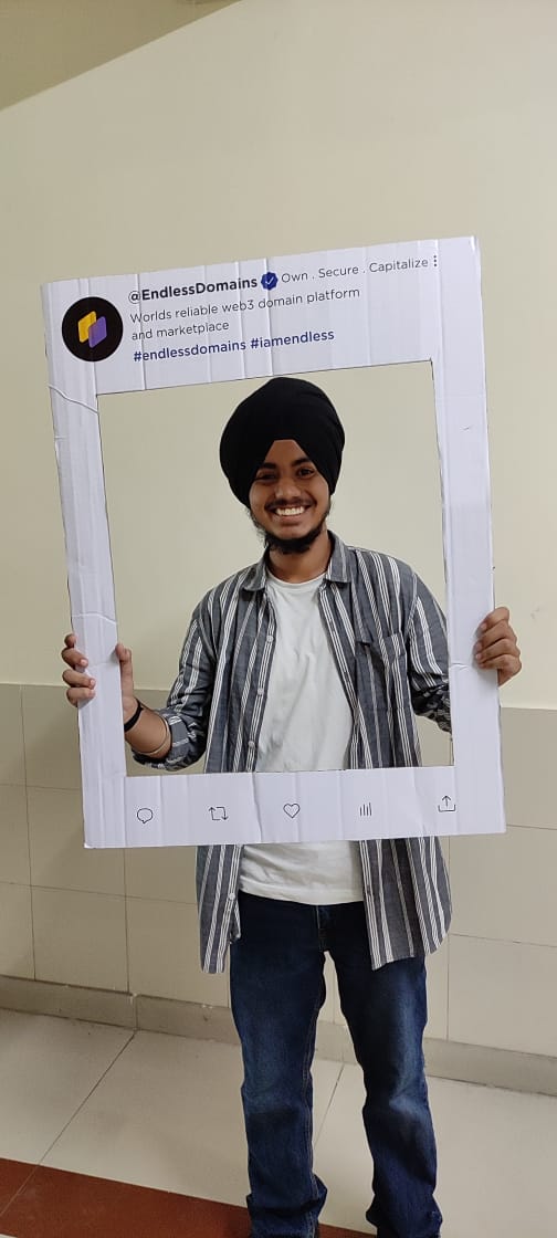 ishwardeepp's tweet photo. 🌟 Today I attended the @CommunityEduHub Roadshow!

I learnt about @fastn_stack @officialnordek @endlessdomains @risein_com @quine_sh @MissPrusela @sounxk @0xMOSSAI @amitu @HackUnicornClub #NordekGenesis
#endlessdomains #iamendless

Here is a picture of the event! https://t.co/viTsJDnDcM