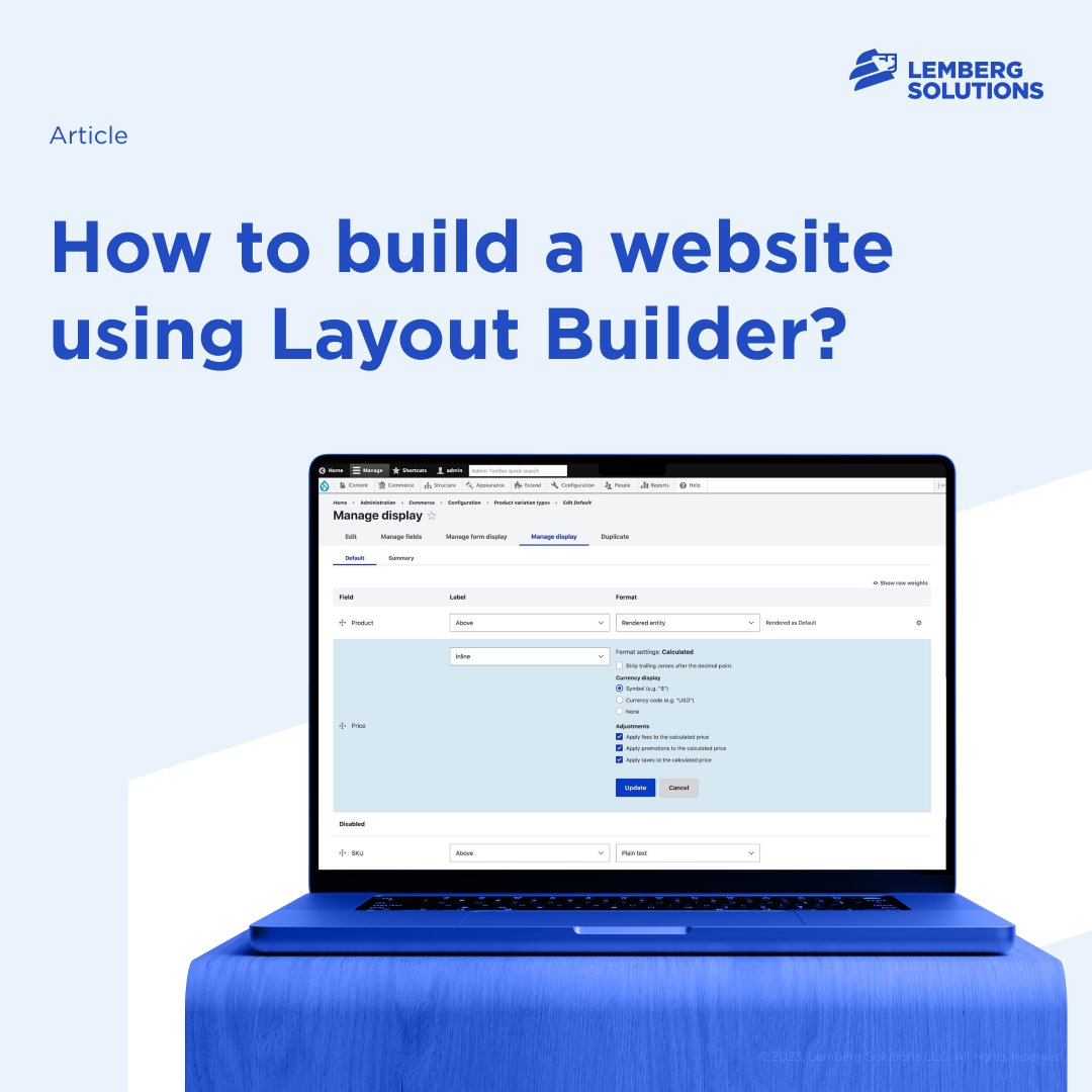 WeAreLemberg's tweet image. Are you looking to build a #Drupalwebsite with flexible components, but still hesitate where to begin and which approach to choose?
Keep reading our #Drupaltutorial on how to build a website with Drupal components using Layout Builder at:bit.ly/3t1VacI