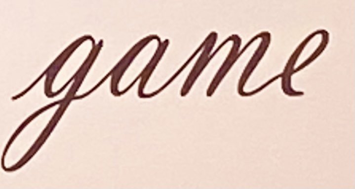 OK, you asked for it. Here it is. 
For $60: What’s the word before “game”? First to guess it wins. Unlimited guesses.