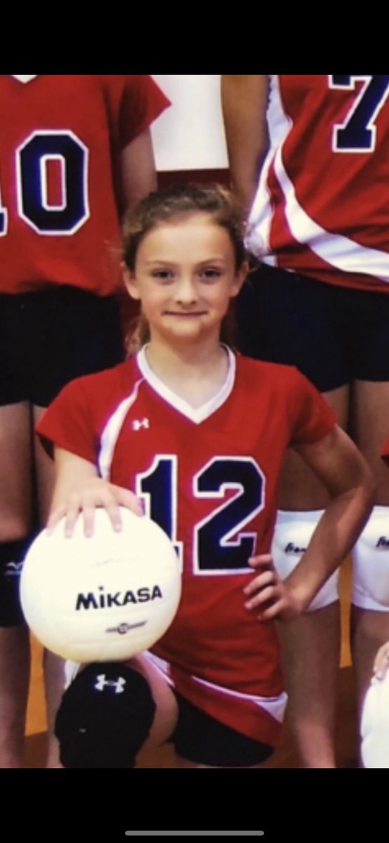 GraeGosnell's tweet photo. dear 5 year old Grae, we made it. 

&amp; to the sport that changed my life forever, thank you for making my dreams come true, to you I am eternally grateful. a few days late but happy volleyball day💌 #12 https://t.co/gu0qxteHD9