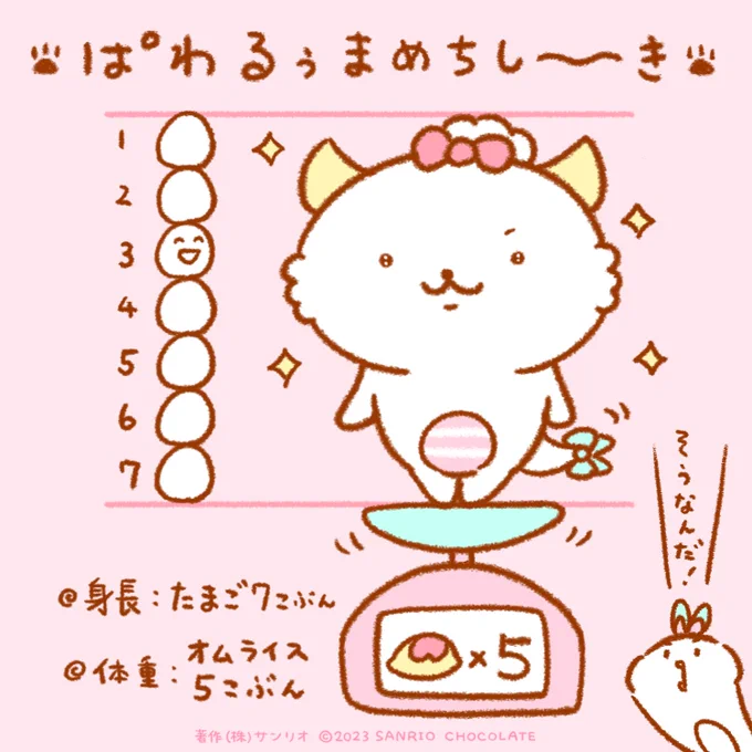 ぱわるぅの身長体重のひみつ 