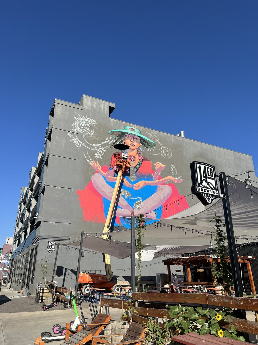 GrabowskiDylan's tweet photo. @DENVERWALLSFEST vibe check: day 5 👀
Can’t wait to put some NFI plaques on these walls 😻
🧑🎨 @GREGMIKE @KeyaTama #SquidLicker #CaseyKawaguchi
The gamification experience will begin to take off as more plaques are installed at the walls 📱 https://t.co/F5wimoz9IA