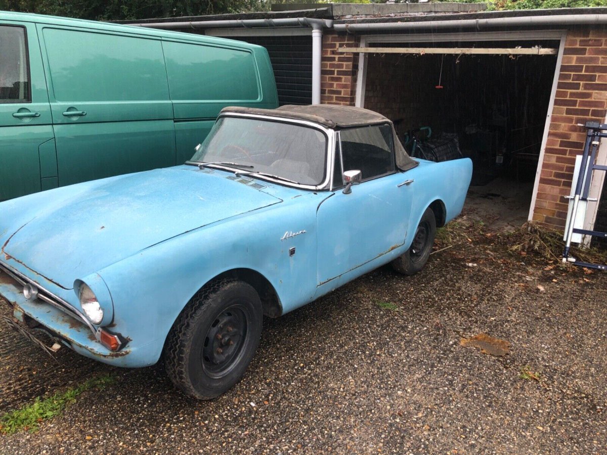 BarnFindsUK's tweet image. Sunbeam Alpine 1725 Series V with overdrive
More info --&amp;gt; ow.ly/UAvX50PPZe6

 #SunbeamAlpine #Overdrive #ClassicCar #CarEnthusiast #BritishCar