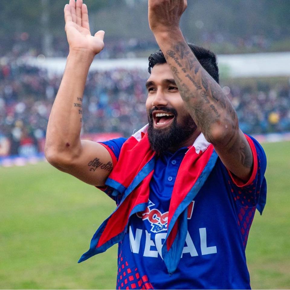 _FaridKhan's tweet photo. Records broken by Nepal's team and players in their T20I match against Mongolia in Asian Games:

- First team ever to score 300+ runs
- Highest team score of 314/3
- Kushal Malla smashed the fastest T20I hundred off 34 balls
- Dipendra Singh hit 6 SIXES in first six balls faced
- Dipendra Singh tonked fastest T20I fifty off 9 balls

THIS. IS. UNBELIEVABLE. THIS. IS. CARNAGE. 🇳🇵🔥🔥🔥 #AsianGames2023