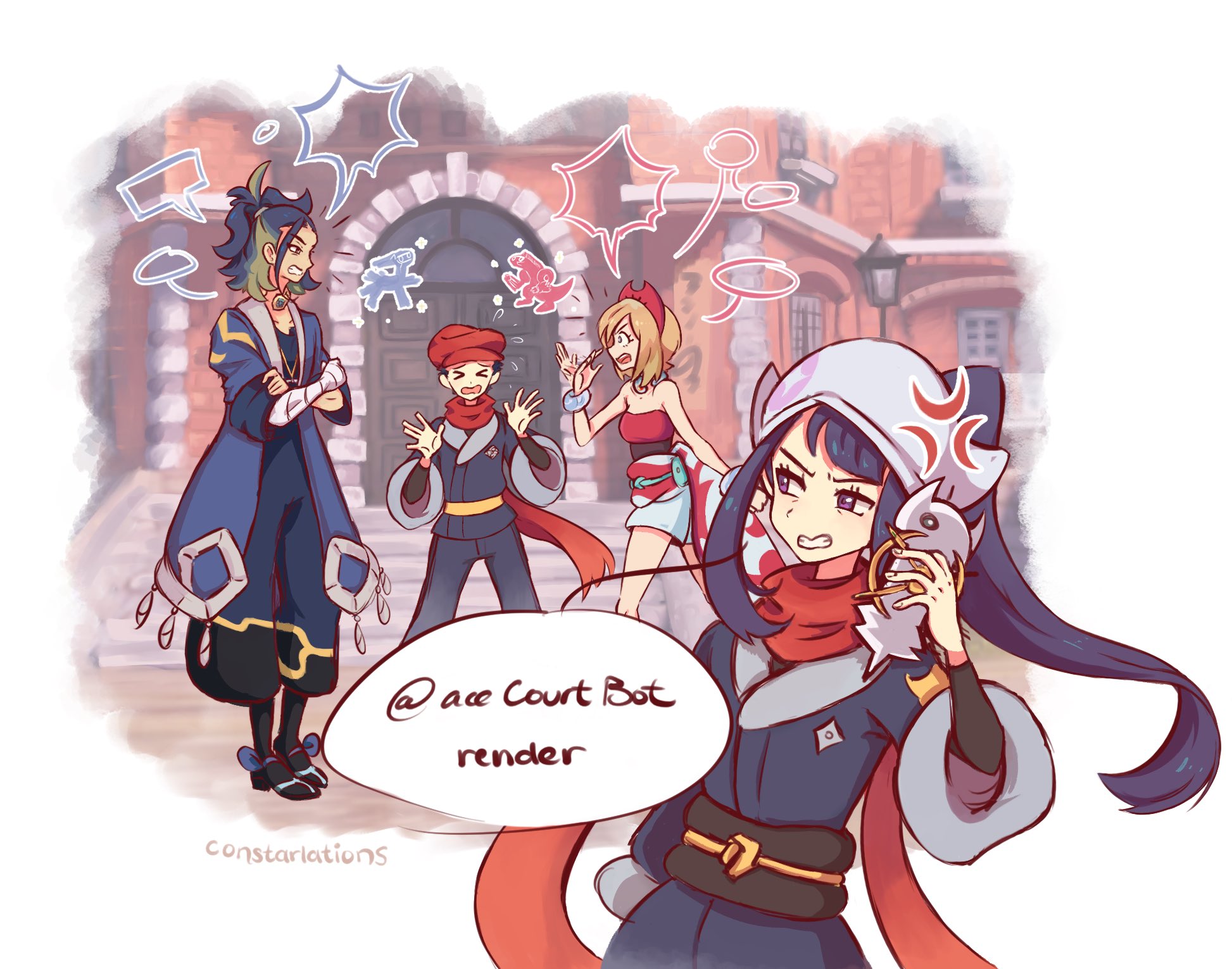 alondra 🍓 on X: Thank you Pokémon Masters for Akari and Rei this image is  now canon again t.cofYzK4zHXvQ  X