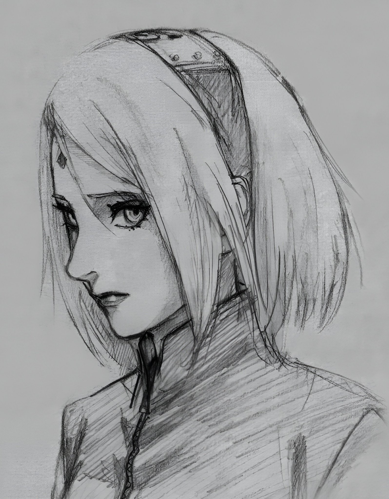 haruno sakura (naruto and 1 more) drawn by drawinglee