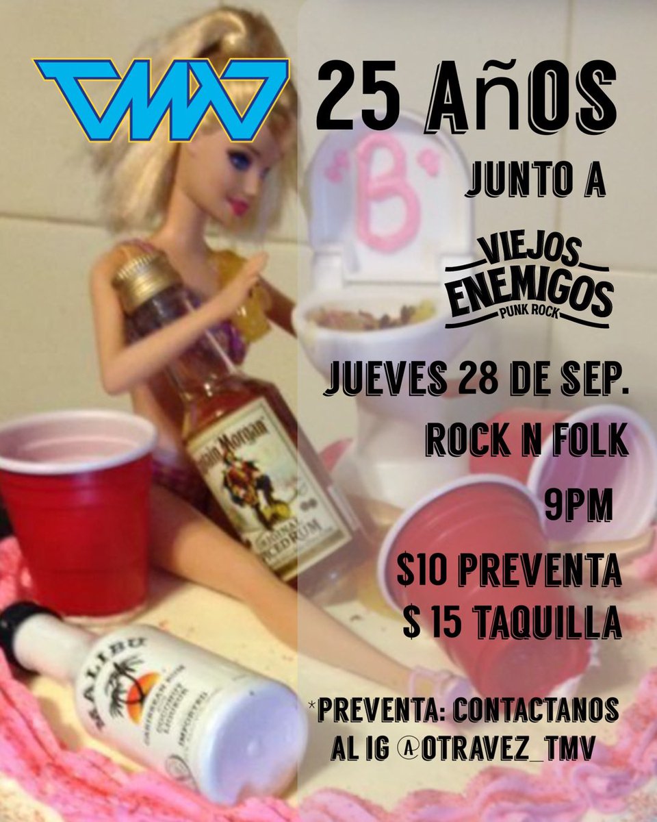 T- 2 días #panama #tmv25 #punkrock #punkrockshow