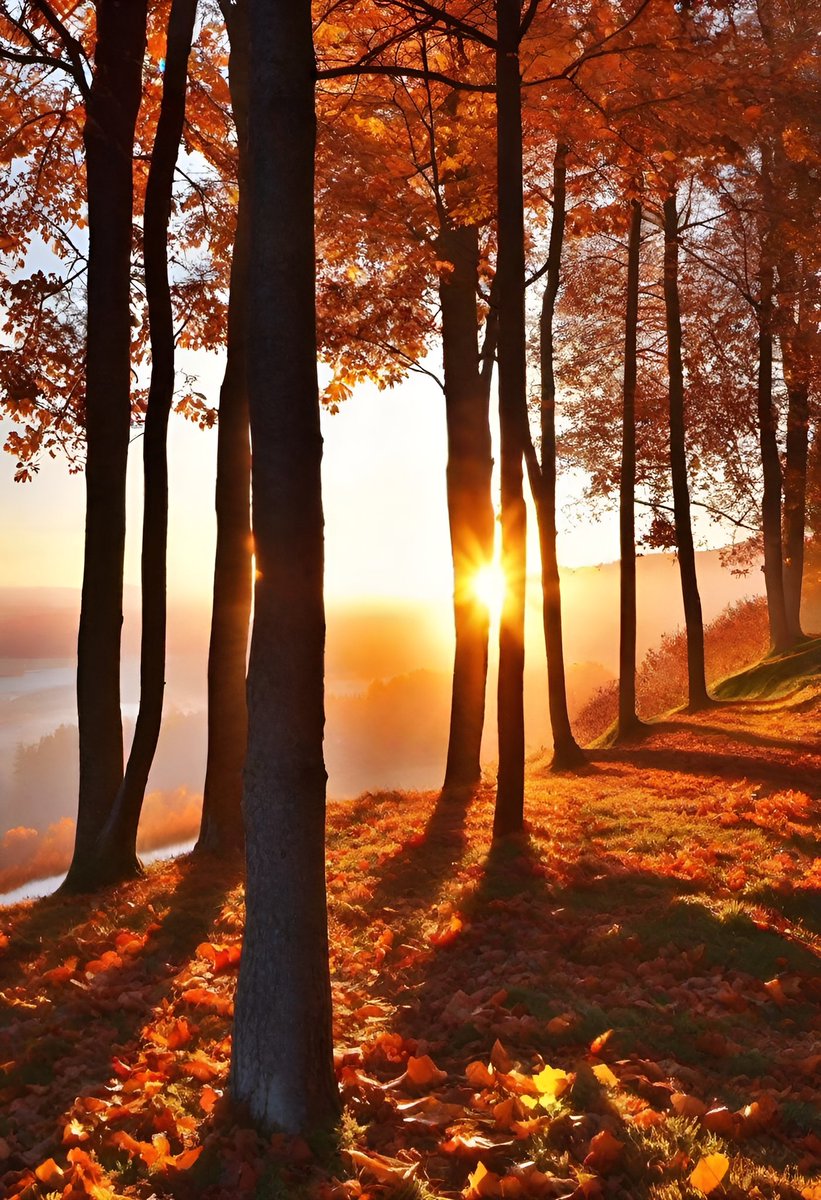 OurinIza's tweet image. Amber leaves dance upon the breeze,
A golden tapestry beneath the trees,
Crimson hues ignite the forest’s heart,
As nature paints its cherished art.

#goodmorning #GoodVibes #GHVIP26S #GHVIP25S #JungKook #27Sep #26settembre #26Sept #26Septiembre #25Sep #25Sept #25settembre