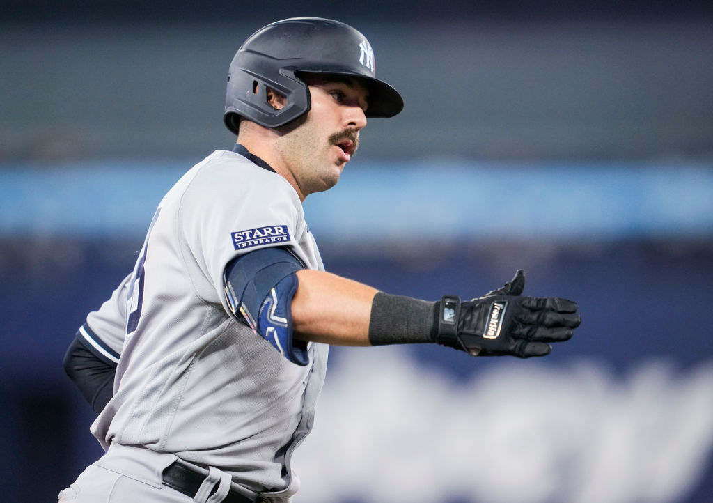Austin Wells' 2-R HR last night put the Yankees into the lead in the 9th inning. 

It was the first time the Yankees hit a go-ahead HR in the 9th inning or later this season. They were the last team in the league to do that.