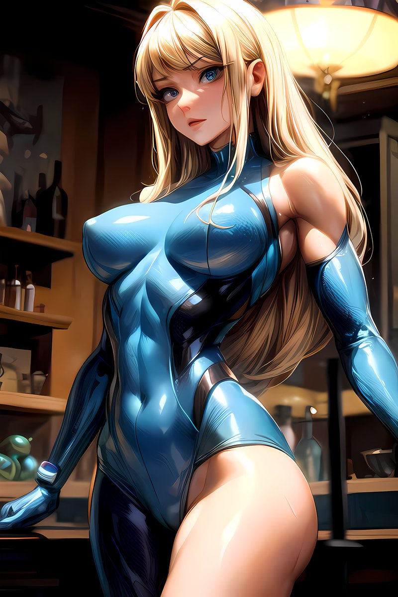CustomHentAI's tweet photo. How do we feel about Samus Aran? Art prints soon. 

#Samus #metroid #fanart #samusaran #prints #art #artforsale #AIArtwork #AIArtCommuity #aigirls #aiart #aiartist #AIArtistCommunity https://t.co/GXbdwjwTip