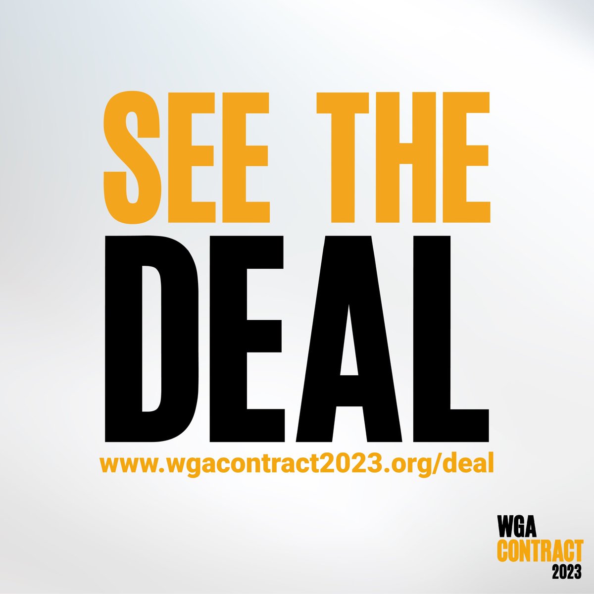 See the deal at wgacontract2023.org/deal ✊ #WGAStrong