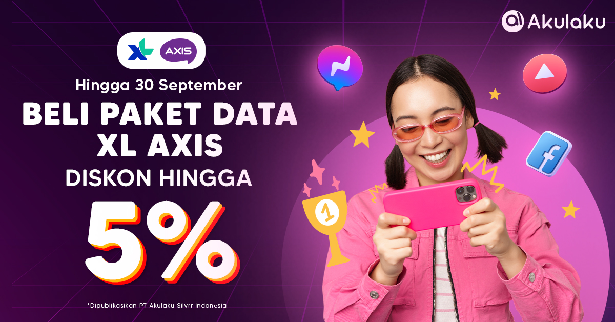 akulakuID's tweet photo. Beli paket data DISKON HINGGA 5%😱
Top up di sini https://t.co/ORyuZCav9N buat kamu pengguna XL AXIS📶📱
#AkulakuIndonesia #PengenApaSemuaBisa #XLAxis #TopUpPulsa #PaketData https://t.co/80zQ7AtPvl