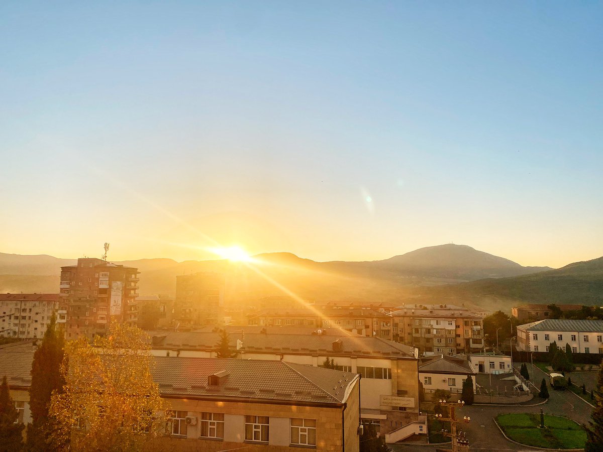 SiranushSargsy1's tweet photo. My coffeeless dawn in Artsakh, one of the last few… https://t.co/yaKk1isApg