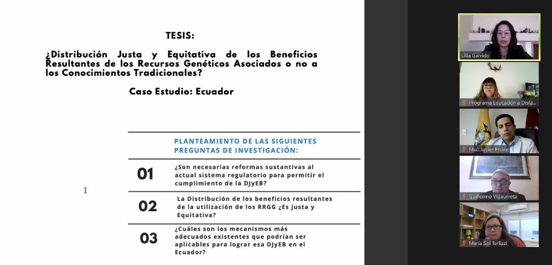 freire_javier's tweet photo. Hoy 🎓  Lilia Garrido defendió exitosamente su tesis de grado Máster en Propiedad Intelectual de @FLACSOARGENTINA. 

Fue un honor haber sido parte del Jurado Internacional 🇪🇨 junto al Prf. 🇦🇷 @gevidaurreta 🇦🇷 y @sol_terlizzi https://t.co/Qwrk5xgSVQ
