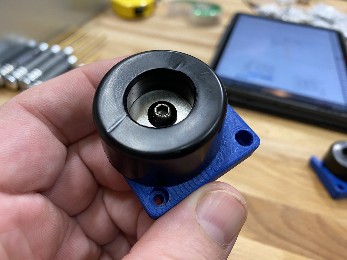 Barnacules's tweet image. Time to install some feet on this @LDOmotors @Voron_Design 2.4 kit so she can stand on her own 4 legs 😃 I’m shocked at how perfectly all these @Polymaker_3D ASA printed parts are fitting together 🙏 Thing couldn’t possibly be going smoother 👍🏻 #3dprinting #voron #assembly #fun