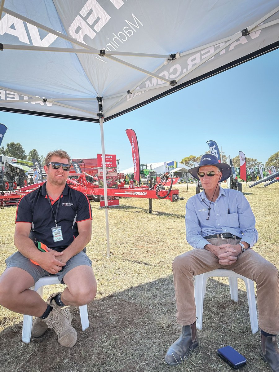 VaterMachinery's tweet photo. Great to see our customers at the Yorke Peninsula Field Days 💛

#VaterMachinery #Horsch #HorschLeeb #ypfielddays #yorkepeninsulafielddays #ypfd2023 https://t.co/dRyAarOoKw